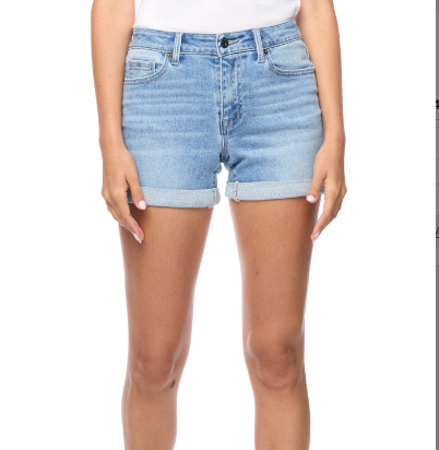 Olivia High-Rise Cuffed Shorts