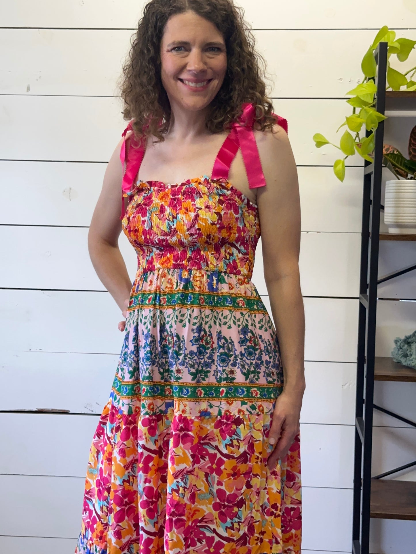 Petra Mixed Floral Dress